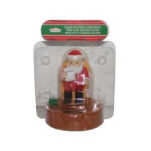 Christmas House Solar Dancing Rocking Chair Santa Claus